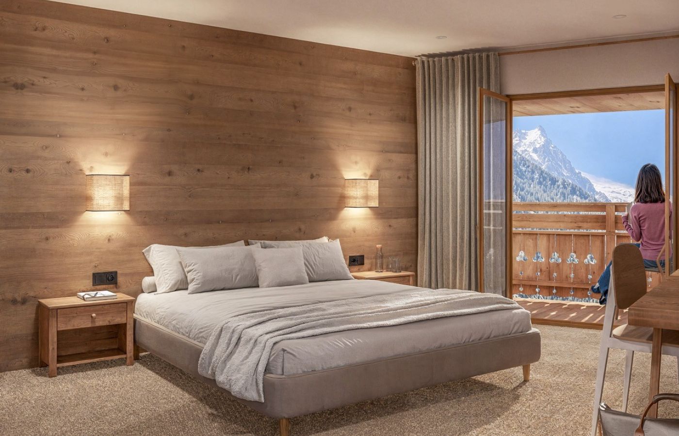 Room hotel Lyret Chamonix